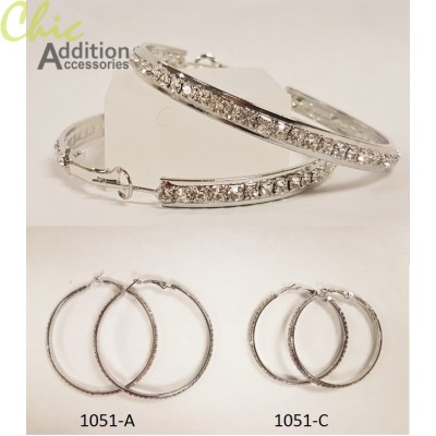Earrings 1051-A, 1051-C